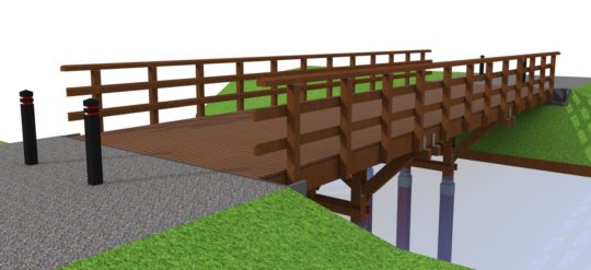 vaardigheid feit Massage Modulaire houten brug lijkt mogelijk - Ingenieursbureau Westenberg B.V.